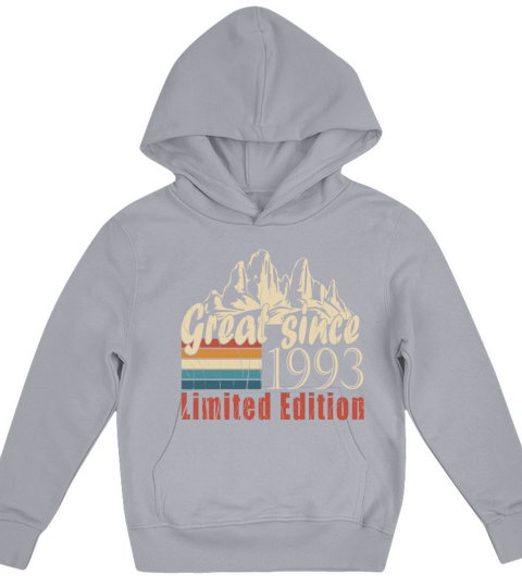 1993 vintage birthday retro gift Kids Hoodie