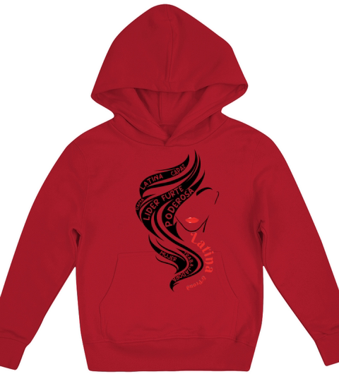 Latina Hispanic Heritage Month Kids Hoodie
