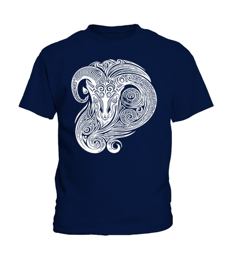 Elegant Capricorn Vintage Tribal Tattoo Kids T-Shirt