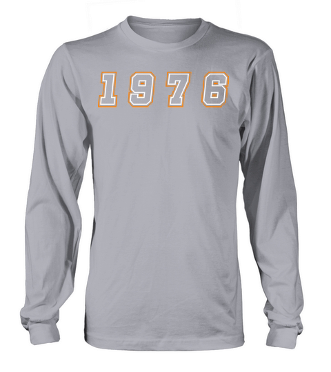 1976 Year Number Long sleeved Unisex