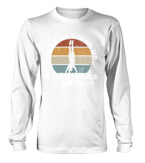 Vintage Calisthenics Life Retro Pull Ups Retro Long sleeved Unisex