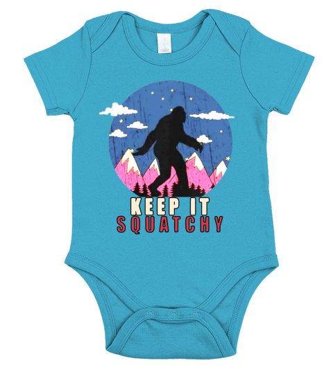 KEEP IT SQUATCHY Short Sleeve Baby One-Piece