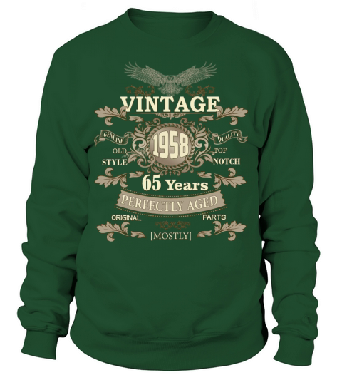 Gift for 65th birthday - Vintage ornaments - gift Sweatshirt Unisex