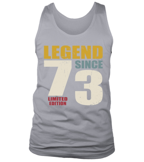 50th birthday vintage 1973 legend since 1973 Tank Top Unisex