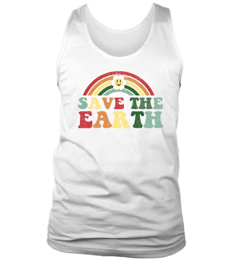 Save the Earth Vintage Distressed Earth Day Tank Top Unisex
