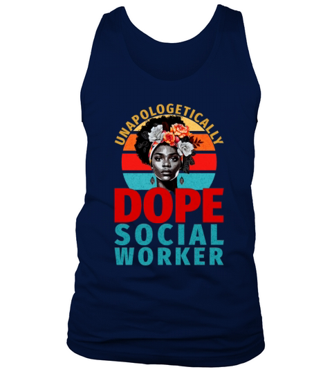 Unapologetically Dope Social Worker Tank Top Unisex