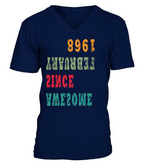 1968 Original Vintage Vintage Birthday Gift V-Neck T-shirt