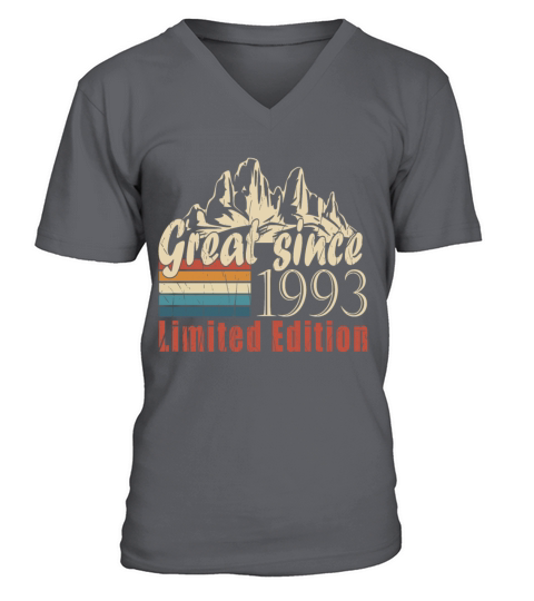 1993 vintage birthday retro gift V-Neck T-shirt