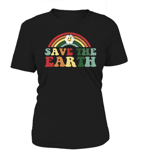 Save the Earth Vintage Distressed Earth Day Women's T-Shirt