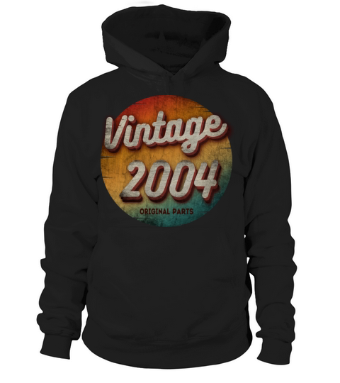 VINTAGE 2004 ORIGINAL PARTS Hoodie Unisex