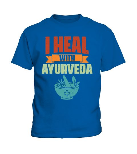 Vintage Ayurvedic Life Therapy I Heal With Kids T-Shirt