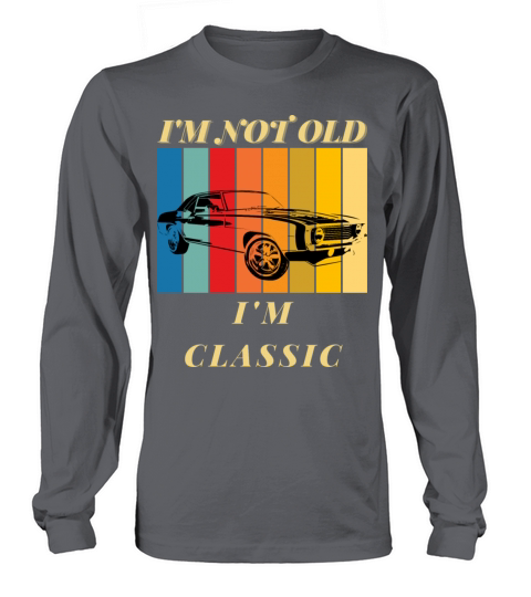 Colorful Vintage T shirt Design Long sleeved Unisex