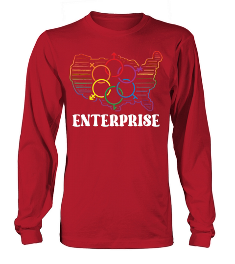 Enterprise Pride Month Pride Flag LGBT Community L Long sleeved Unisex