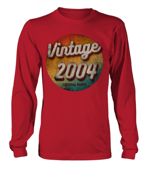 VINTAGE 2004 ORIGINAL PARTS Long sleeved Unisex