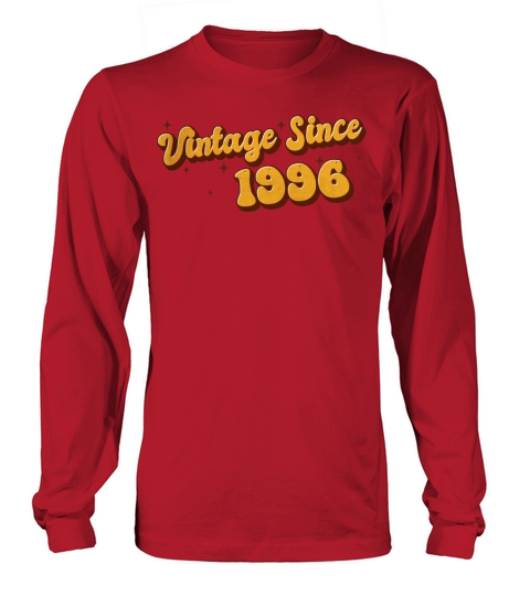 Vintage since 1996 27 Years Old - Groovy 27th Long sleeved Unisex