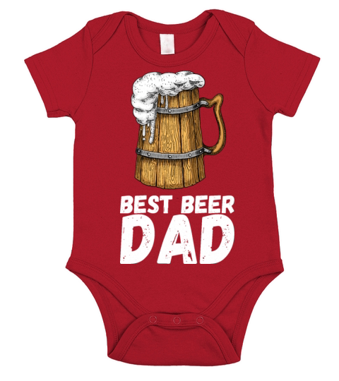 Best beer dad Short Sleeve Baby One-Piece