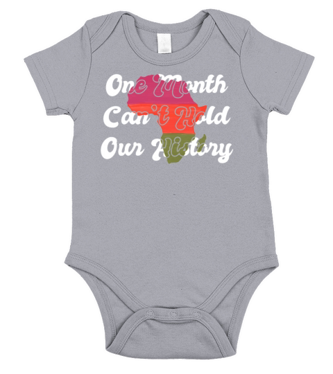 Black History Month USA Afro America African Short Sleeve Baby One-Piece
