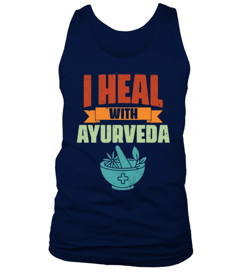 Vintage Ayurvedic Life Therapy I Heal With Tank Top Unisex