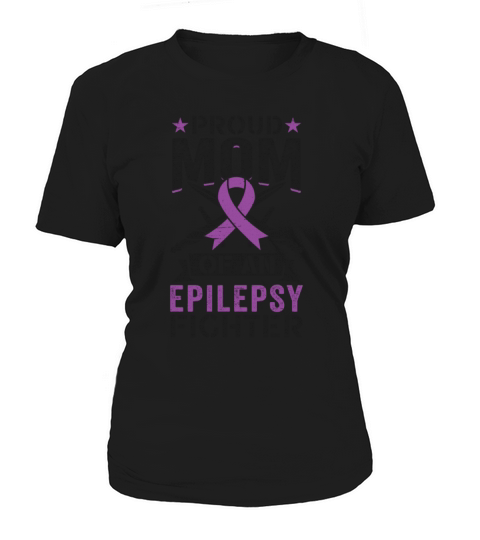 Mom Of An Mom Of An Epilepsy Fighter Epilepsy Women's T-Shirt