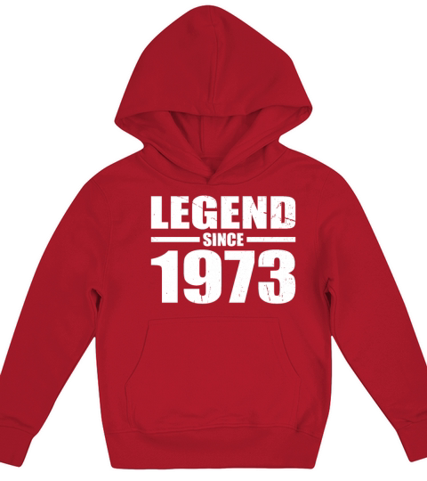 50th birthday vintage 1973 legend since 1973 Kids Hoodie