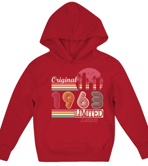 Original 1963 vintage birthday gift Kids Hoodie