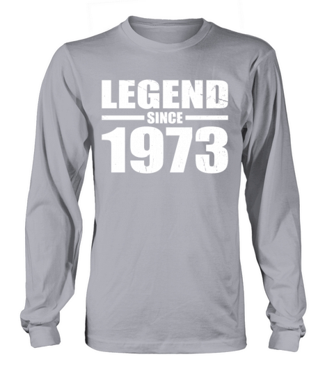 50th birthday vintage 1973 legend since 1973 Long sleeved Unisex