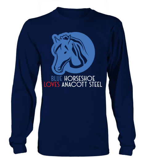 Blue horseshoe loves anacott steel Long sleeved Unisex
