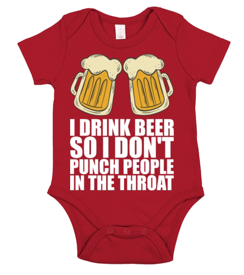 Man cave Beer drinking Short Sleeve Baby One-Piece