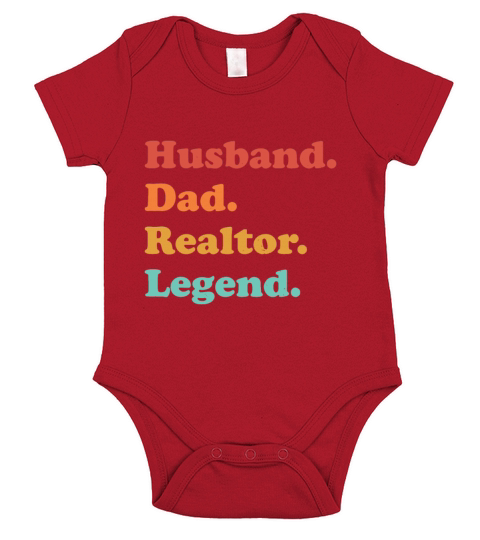 Real Estate Agent Realtor Gift for Men Dad Husband Short Sleeve Baby One-Piece