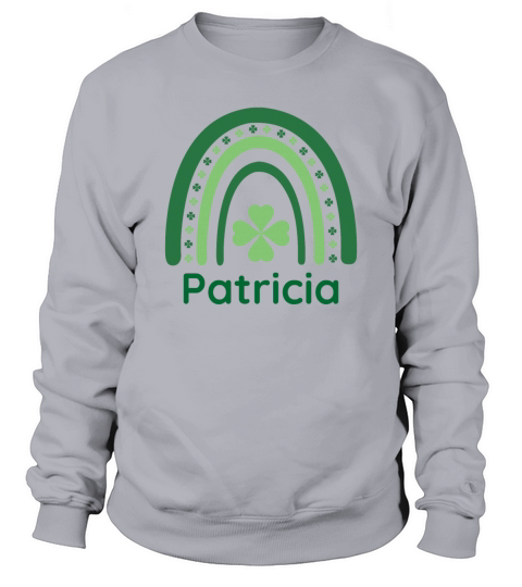 Patricia Clover Charm Boho Rainbow Sweatshirt Unisex