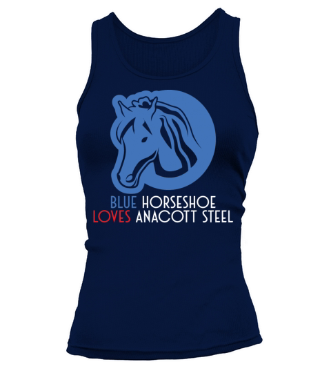 Blue horseshoe loves anacott steel Tank top Woman