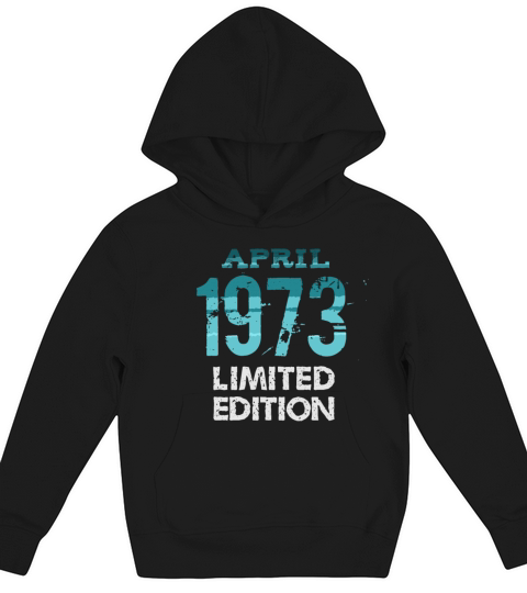 April 1973 Limited Edition Kids Hoodie