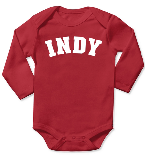 Indy Indianapolis Indiana Pride Indianapolis Gifti Long Sleeve Baby One-Piece