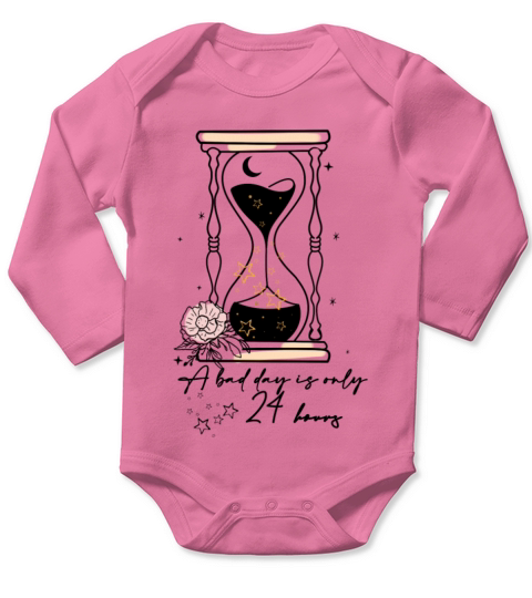 Retro Inspiration Quote Long Sleeve Baby One-Piece
