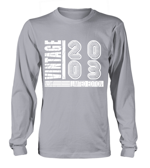 2003 vintage retro birthday gift Long sleeved Unisex