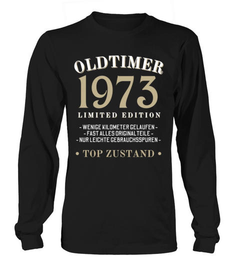 50th Birthday Vintage 1973 Long sleeved Unisex