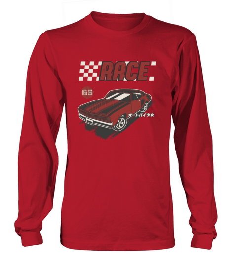 Retro Muscle Car Vintage Racing Car Lover Long sleeved Unisex