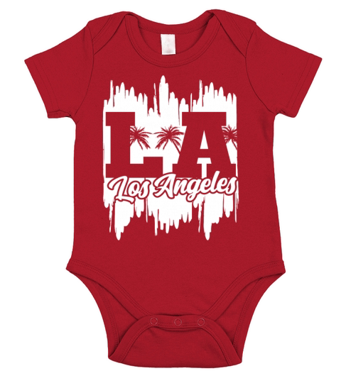 Los Angeles LA California Gift Short Sleeve Baby One-Piece