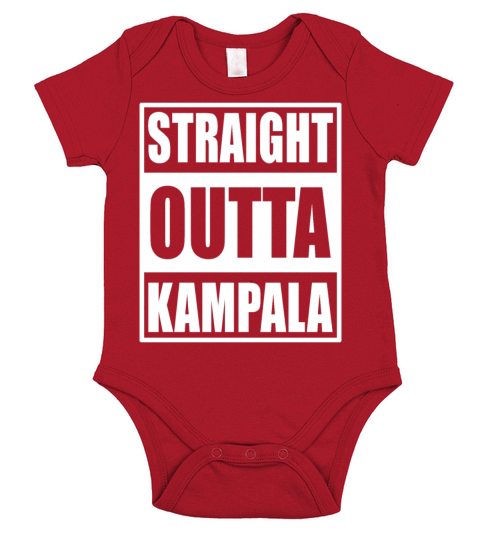 STRAIGHT OUTTA Kampala Short Sleeve Baby One-Piece