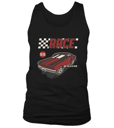 Retro Muscle Car Vintage Racing Car Lover Tank Top Unisex