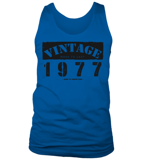 Vintage Classic 1977 46th Birthday - 46 Years Old Tank Top Unisex