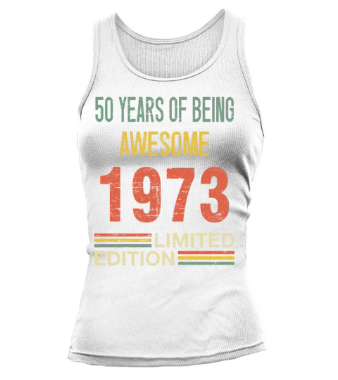 50 Year Old Gifts Vintage 1972 Limited Edition Tank top Woman