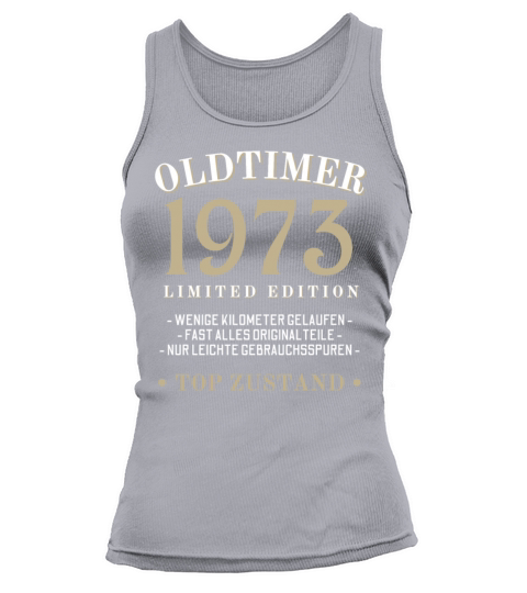 50th Birthday Vintage 1973 Tank top Woman