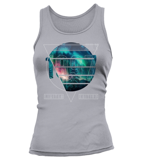Limited Edition 1997 July Birthday Polar Lights Tank top Woman