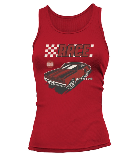 Retro Muscle Car Vintage Racing Car Lover Tank top Woman