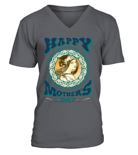 Mothers Day with a Christian touch V-Neck T-shirt