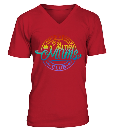 Proud Member Of Austism Awareness V-Neck T-shirt