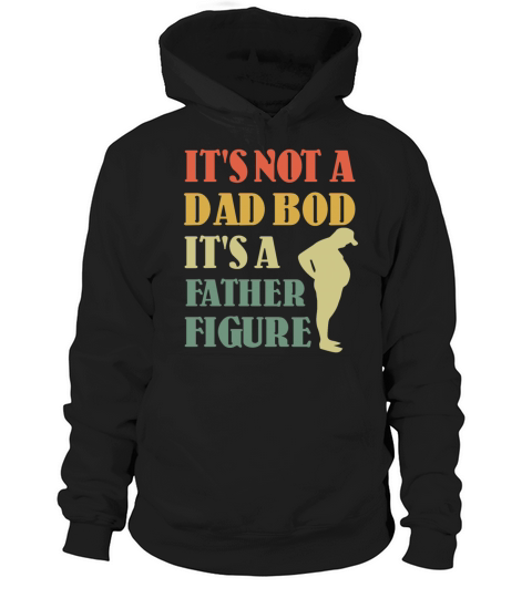 Dad Father Body Figure Retro Vintage Fathers Day Hoodie Unisex