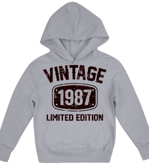 36 Years Old Vintage 1987 Limited Edition Kids Hoodie
