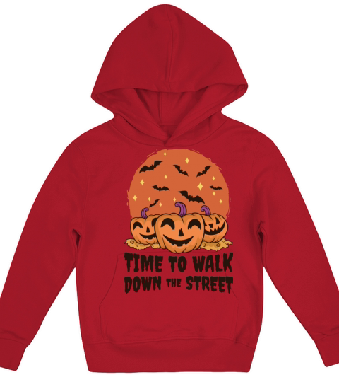 Retro Vintage Halloween Scary Kids Hoodie